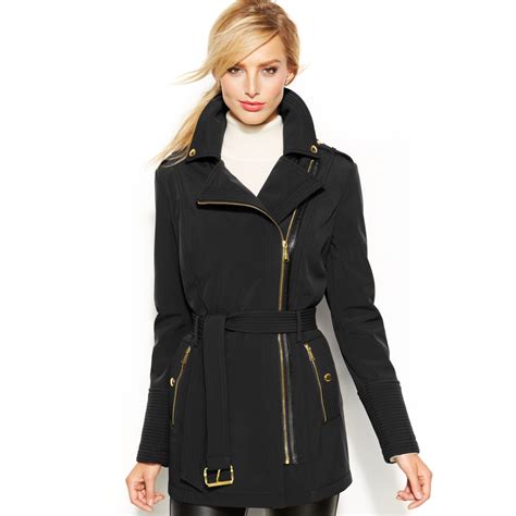 michael kors black coat.